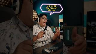 Micro cài áo có thu podcast được không ? #microphone #prok