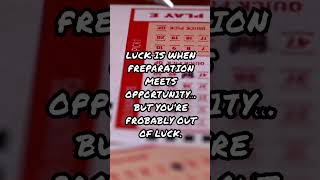 When Luck Runs Out: Is It All About Preparation? #Shorts #LuckVsEffort #LifeHacks