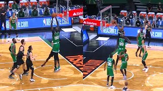 Giannis Antetokounmpo Facial Dunk/Tacko Fall Almost No Jump Dunk!!