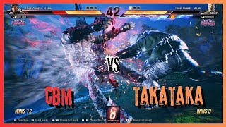 Tekken 8 - KDF | CBM (JIN) VS takataka (BRYAN)