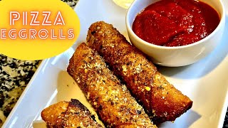 Thanksgiving Appetizer: Pizza Eggrolls