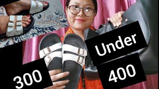 My First Flipkart Haul Shoulder Bag foot wear under 300/400 //Araithi Basumatary