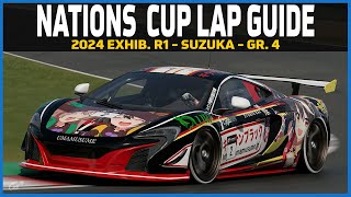 Gran Turismo 7 GTWS Nations Cup Lap Guide - Suzuka Circuit - McLaren 650S Gr. 4