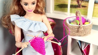 DIY BARBIE ÖRGÜ MALZEMELERİ ve FAZLASI: Kendin Yap Minyatürler Nasıl Yapılır, DOLL Hacks and Crafts