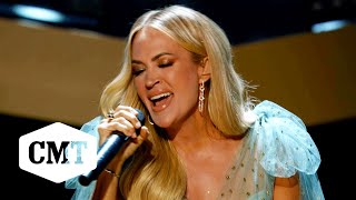 Carrie Underwood Performs "Go Rest High On That Mountain" | CMT Giants: Vince Gill