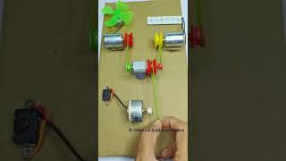 Belt drive mechanism • Dc motor #tech #dcmotor #youtubeshorts #dcmotorproject