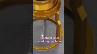 Handheld laser marking machine up to standard stainless steel #laser #lasermachine #stainlesssteel