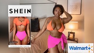 Spring/ Summer Curvy Bikini Try-On Haul for Big Boobs ft Shein / Walmart 2023