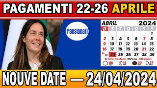 INPS PAGA 24 APRILE ⚠️ Anticipo Date Pagamenti ADI, Assegno Unico Pensioni, NASPI, Bonus Nido, SFL.