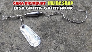 Cara membuat inline snap bisa gonta-ganti hook | Membuat umpan casting inline snap sotflure #SF170