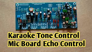 Karaoke Tone Control Mic Board Echo Control