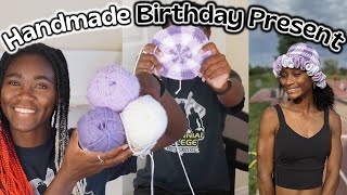 Crocheting A Ruffle Hat For My Friend's 25th Birthday Present | Crochet Vlog | Olivia Is Crocheting