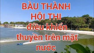 Môn chơi hấp dẫn, điều khiển thuyền trên mặt nước