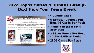 2022 Topps Series 1 Jumbo Case PYT #1 2/18/22