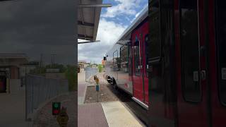 The Panther Knocks Down Signal! TexRail Commuter Train in Fort Worth Tx!