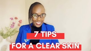 7 TIPS FOR CLEAR SKIN (MEN). #dubai #trending #trendingshorts #selfcare #guys