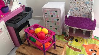 Tour pela cozinha de brinquedo atualizada