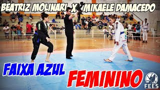 Mikaele Damacedo x Beatriz Molinari Faixa Azul/ Feminino /TABOÃO DA SERRA DE JIU-JITSU.