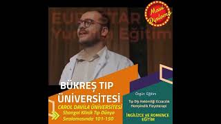 BÜKREŞ TIP ÜNİVERSİTESİ | EUROSTAR YURTDIŞI EĞİTİM