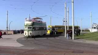 Balloon tram 706 at Blackpool 26th September 2015