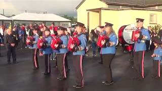 Mullabrack Accordion Band playing to Corkley Orange Hall 2019