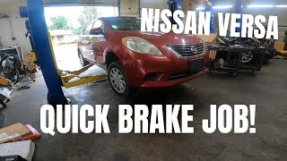 Nissan Versa Brake Job