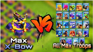 Max X-Bow Vs Max All Troops | Clash of Clans #supercell #cocnewupdate #clashofclans #pekka