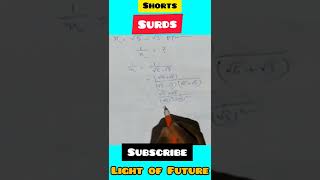 surds part 2,#shorts ,#lightoffuture .