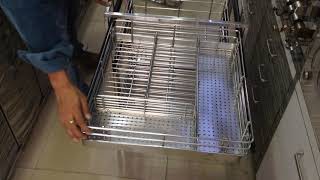 STEEL KITCHEN TROLLY