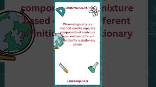 Ch31 Chromatography #science #chemistry #shorts #ytshorts