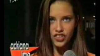 Adriana Lima with15 years old - Ford Modeling Contest