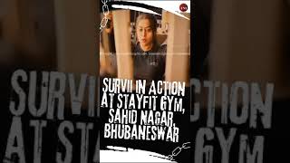 🔴 Actor Survii Priyadarshini raring to go… @ Stayfit Gym