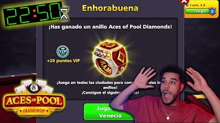 Ganando el evento Aces Of Pool ♦️ EN 22 MINUTOS ⏳ - 8 Ball Pool