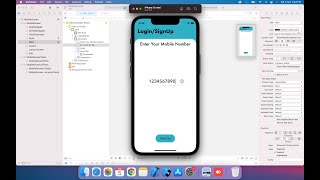 How To Create Simple mobile Number Screen