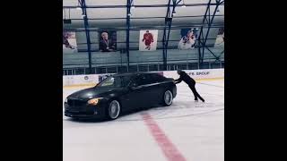 The original alpina was driven onto the ice 😂