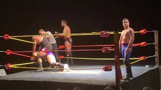 Megaslam wrestling- Stixx, Davie Thompson & H-block VS. Ricky Regan, Rickmond & Farmer Jack