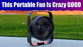 Small Rechargeable And Powerful Desk Fan