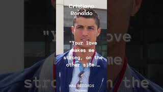 Cristiano Ronaldo's Quotes.