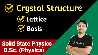 Crystal Structure - Lattice & Basis || Solid State Physics || B.Sc. (Physics)