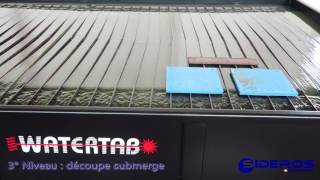 Table à eau avec niveaux variables pour dècoupe plasma