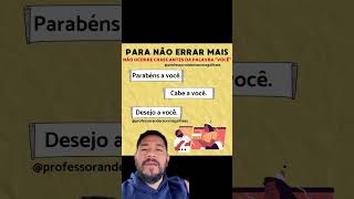 [O OURO ESTÁ AQUI] CRASE DIANTE DA PALAVRA “você” #concursopetrobras