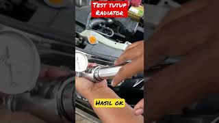 Test Tutup Radiator OK #shorts #bengkel #nissan #grandlivina #radiator