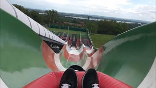 Black Boat Water Slide at Zobori Élménypark.