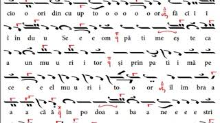 Catavasiile Învierii Domnului, glasul 1, de  Macarie Ieromonahul (1750-1836)