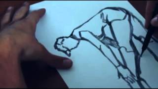 How to draw female form Tony Oscar Art