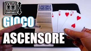 LA MAGIA DELL'ASCENSORE CON LE CARTE!! Magia bellissima TUTORIAL