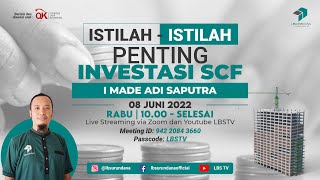 🔴LIVE | ISTILAH - ISTILAH PENTING DALAM INVESTASI SCF