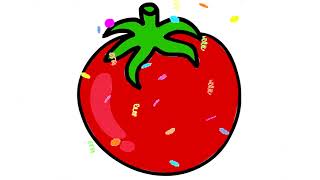 Bolalar uchun tomat chizish/Drawing tomato for children/Рисунок для детей