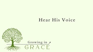 Sermon : Hear His Voice