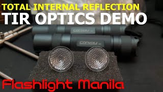 TIR Optics in a Convoy S2+ SST40 by Flashlight Manila